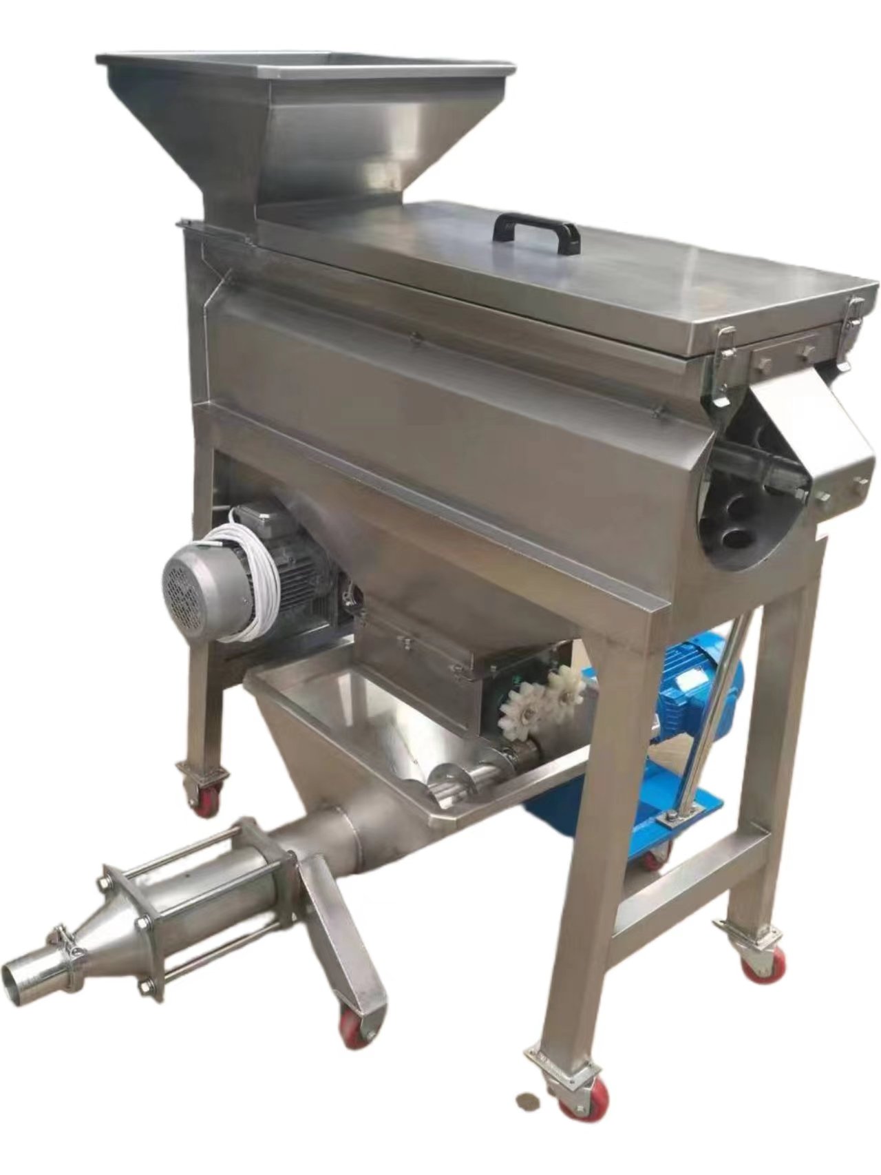 Fruit seed remover machine