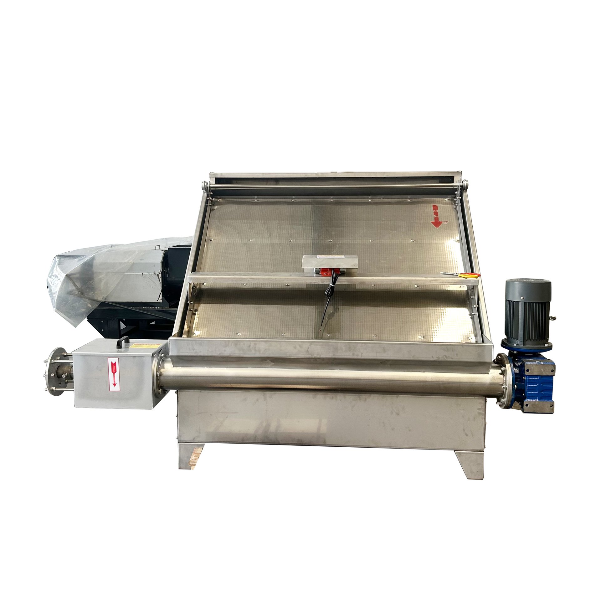 Slop screen solid-liquid separator