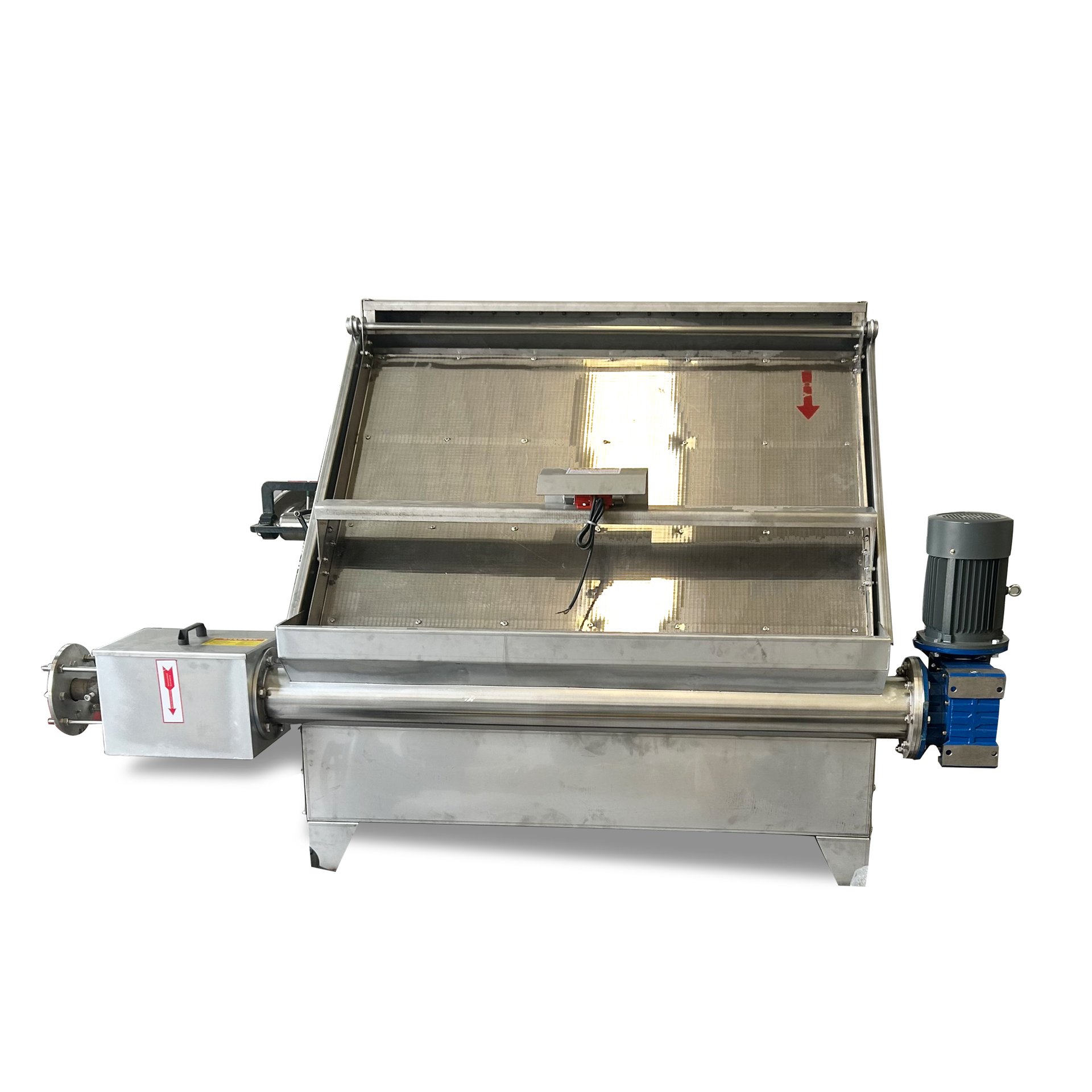 Slop screen solid-liquid separator