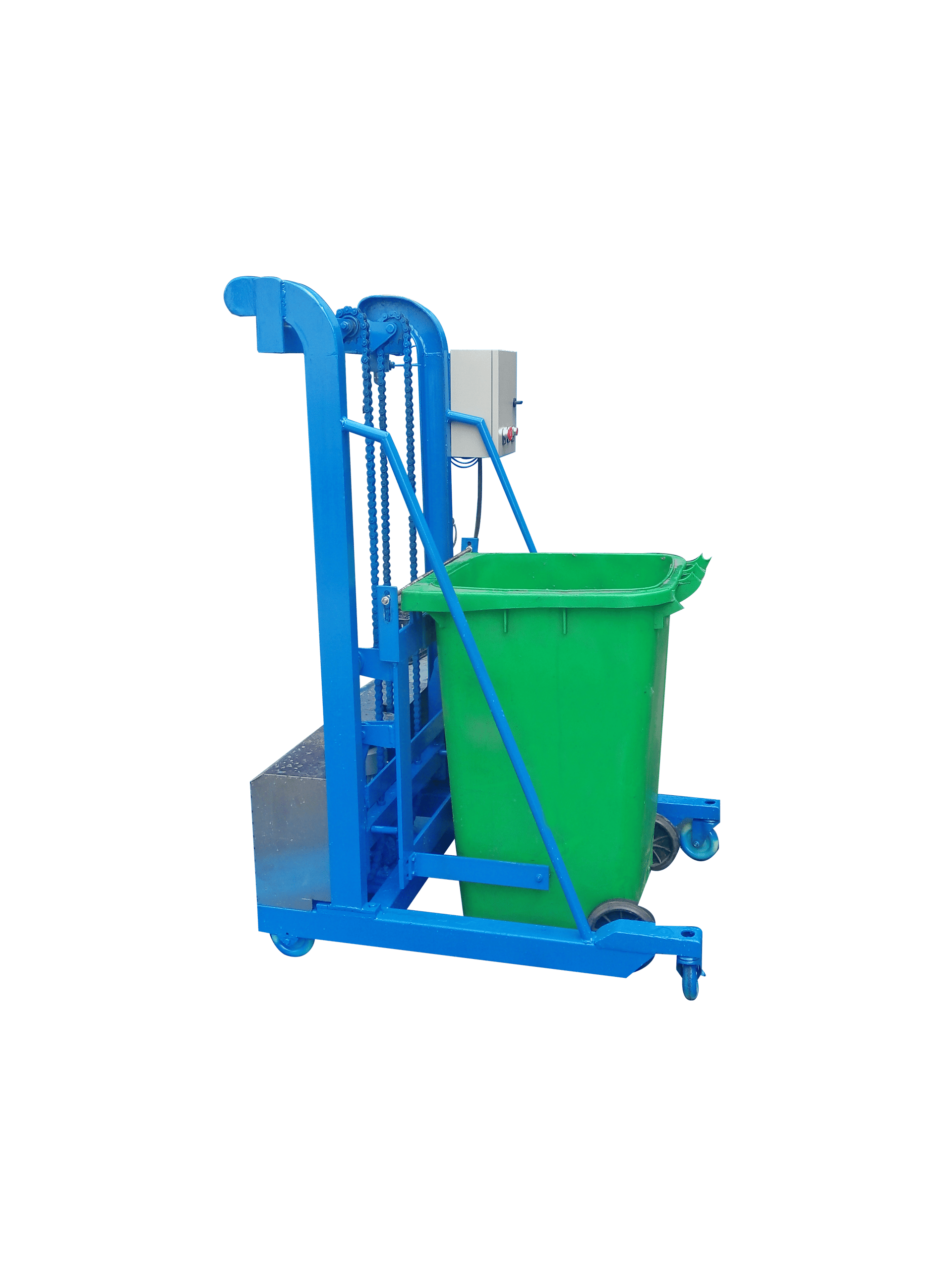 Garbage bin hoist