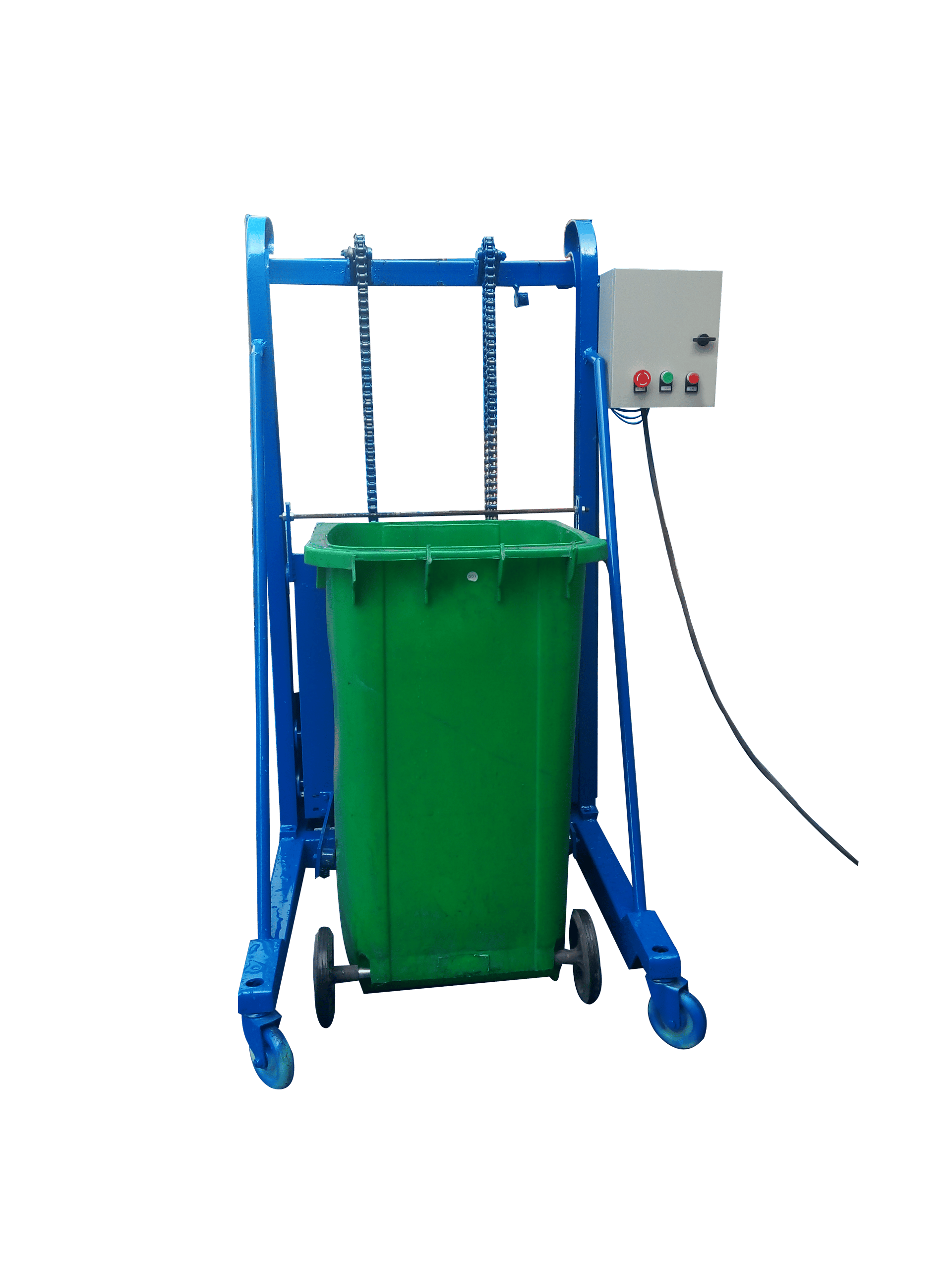 Garbage bin hoist