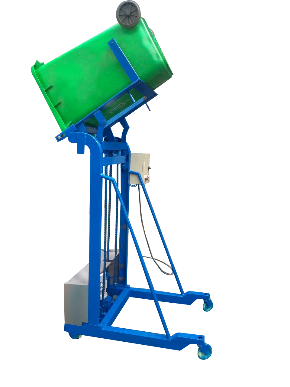 Garbage bin hoist